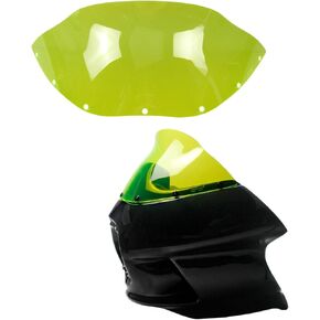 POWER JAMES PMMA Ink Dark Blue Windshield for Harley Davidson Street Bob, Low Rider, Dyna, Road King with FXRT Fairing