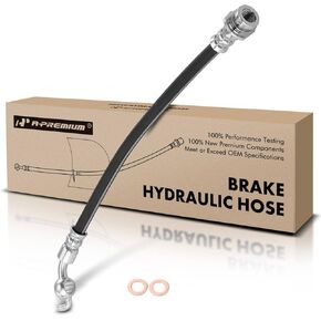 A-Premium Rear Driver Brake Hydraulic Hose Compatible with Nissan Models - Maxima 2009 2010 2011 2012 2013 2014 3.5L - Replace# 46211ZX70A