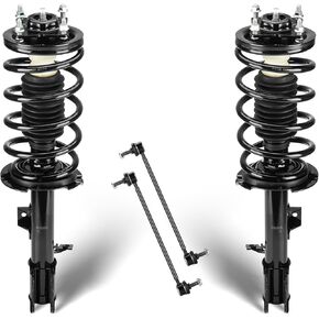 Front Struts Assembly Fit for 2005-2012 Ford Escape, 2005-2011 Mazda Tribute/Mercury Mariner, Shock Absorber & Sway Bars End Links, Replace for 171594 171593