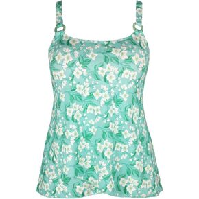 Septangle Womens كشكش Tankini Tops البطن التحكم بدلة الاستحمام قمم فقط متواضعة ملابس السباحة أعلى لا يوجد أسفل