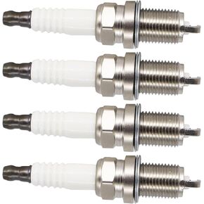 9807B-561BW Set of 4 Iridium Spark Plug Compatible with Acura,Audi,BMW,Dodge,Ford,Honda,Jeep,Mazda,Mitsubishi Raider,Ram 1500 Dakota,Volkswagen Beetle Golf Jetta Passat Phaeton Replaces 5266