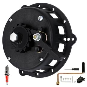 سهلة الساق باليد كرنك ابدأ في تشغيل مجموعة بداية الارتداد للمفترس 212 224cc Hemi Coleman CT200U MINI BIKE BT200X B200R KT196 GO KART 196CC 6.5HP محور المحرك M200 MINIBIKE PARTS مع الأجهزة