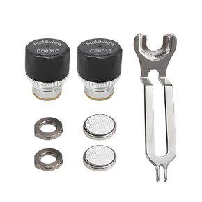 مستشعر Haloview BT7 TPMS 2 عبوة لسيقان الصمام المعدني/المطاط (S1-2)