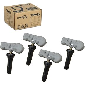 TPMS Sensor Compatible with Chevrolet Chevy Cadillac GMC Buick Pontiac Saturn, 315 Mhz Tire Pressure Sensors 4PCS Replaces OE 13586335 13581558 13598771 13598772