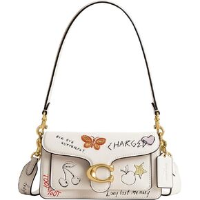 Coach Tabby Shoulder Bag 20 with Sketch Print, B4/Chalk Multi