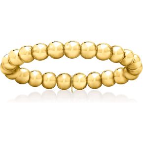 RS نقية من قبل روس سايمونز 3MM 14KT حبة الذهب الأصفر حبة الذهب