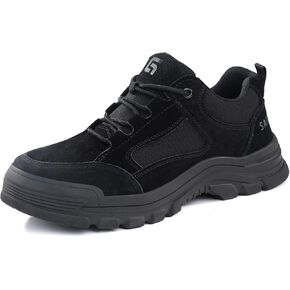 Steel Toe Shoes for Men Comfortable Indestructible Safety Work Boots Sparkproof Industrial Construction Steel Toe Work Sneakers