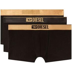 Diesel Men's DAMIEN-GFT-3PACK Cotton BOXER-SHORTS, Small, Gold