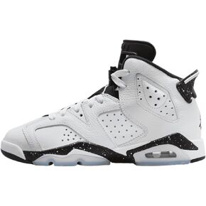 Jordan Big Kid's 6 Retro White/Black (384665 112) - 6