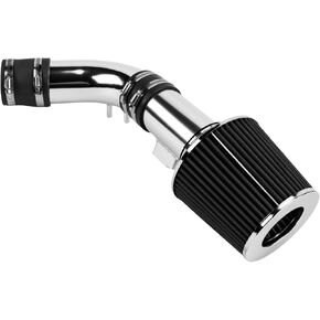 PHILTOP 3" Cold Air Intake Black Tube Compatible With Honda Accord 2004-2007 2.4L, Black