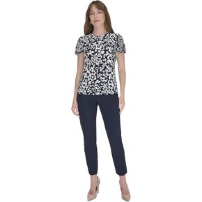 Tommy Hilfiger Women's Printed Knit Floral Top