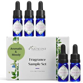مجموعة زيت العطر الفندق ، زيوت العطر للمنزل للمنزل ، زيت ناشر مجموعة الفنادق مع سانتال ، الشاي الأبيض ، الأزرق الطازج ، لافندر ، ميامي فيبي ، 5 × 0.33 أوقية
