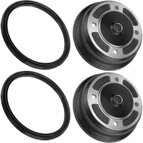 2PCS Rear Brake Drum Wheel Hub & Seal for Kawasaki Mule 4000 4010 KAF620 2009-2024 Mule 3000 3010 3020 KAF620 2001-08 Mule 3010 4010 Diese-l 4x4 KAF950 Mule 2510 Diese-l KAF950 92093-1543 41038-7502