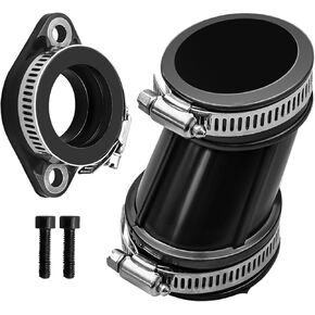 Air Intake Manifold Boot & Carburetor Joint Fit for Kawasaki Bayou 220 250 KLF220 KLF250 Replace 14073-1312 16065-1157, Air Intake Inlet Duct Tube Boot and Carb Joint Intake Manifold Boot
