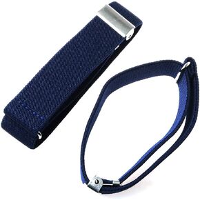 E-Outsespated Garter 1 زوج 1 بوصة اللون الأزرق الأزرق للجنسين مرنة قابلة للتعديل قابلة للضبط.