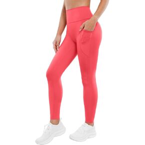 BRXL No Front Seam 25" Womens High Waisted Leggings Buttery Soft Adjustable Length Pockets Workout Yoga Gym Pilates