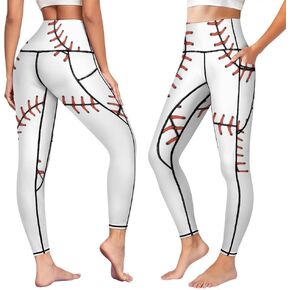 High Waist Yoga Pants with Pockets Tummy Control Workout Running 4 Way Stretch Yoga Leggings for Girls Women