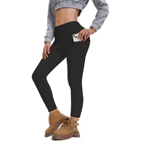 Buttery Soft Yoga Leggings with Pockets for Women - High Waisted Tummy Control Workout Leggings for Gym Yoga Running