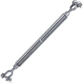 US Cargo Control 3/4 Inch x 18 Inches Galvanized Jaw and Jaw Turnbuckle