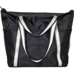 Beach Bag XL Mesh Beach Bag, Mesh Tote with Pockets Ideal for Your Family Trip Waterproof Causal Hobo Pool Bags