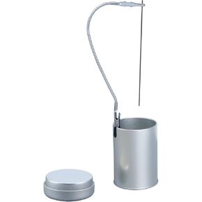 2 Pack Incense Holder for Sticks，Anti-Ash Flying Metal Incense Burner，with Iron Ash Catcher ，Flexible Metal Hose Stand Height-Adjustable，Mess-Free Incense Holder for Outdoor Camping, Traveling
