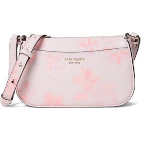 Kate Spade New York Bleecker Spring Pansies منقسم Saffiano الجلود الصغيرة ، Cloud Blush Multi