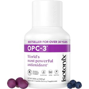 OPC-3 Isotonix - Antioxidant Supplement - Pycnogenol, Grape Seed Extracts, Bilberry, Red Wine & Pine Bark Extracts - for Heart & Circulatory Support - 90 Servings