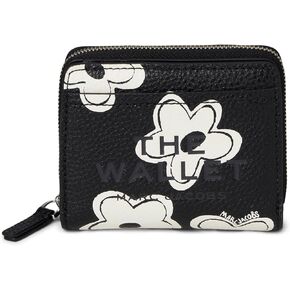 Marc Jacobs The Daisy Mini Compact Wallet, Black/White