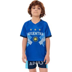كرة قدم جيرسي أطفال #10 المنتخب الوطني الأولاد والفتيات شورتات كرة القدم للشباب ممارسة كرة القدم جيرسي/قميص هدية لمحبي كرة القدم in Kuwait