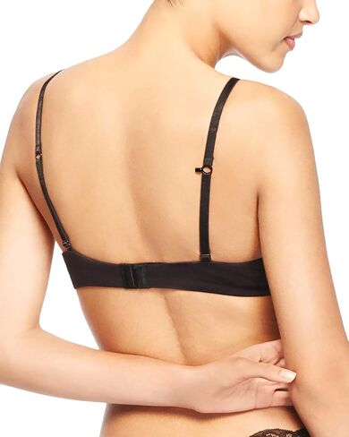 Undies.com حمالة صدر نسائية قابلة للتمدد من قطن ديمي لرفع الأثقال مع ظهر قابل للتحويل، ميرلوت مع نوير، 36B US in Saudi Arabia