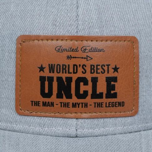 Men's Hat Gifts - Men's Cap Gifts for Father's Day Christmas Birthday Gifts Trucker Hat Leather Pattern Baseball Cap in Saudi Arabia