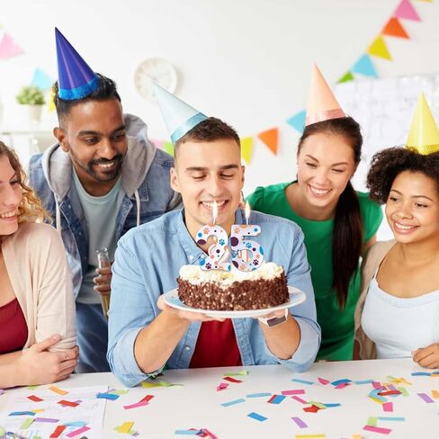 Blue Dog Paw Number 2 Birthday Candle White Number 2 Candle Dog Patrol Cake Topper Candles Blue Paw Print Theme Cake Candles for Boys Girls Baby Shower Birthday Party Decorations in Kuwait