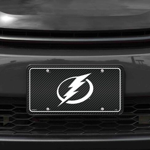 Rico Industries NHL Florida Panthers Carbon Fiber Metal Auto Tag 8.5" x 11" - Great for Truck/Car/SUV in Saudi Arabia