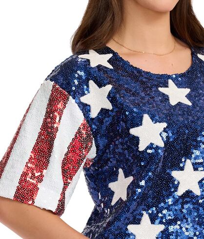 Tipsy Elves Patriotic Tank Tops for Women - Red White Blue 4th of July Tops for Women - Casual Summer Tanks for July 4th in Saudi Arabia