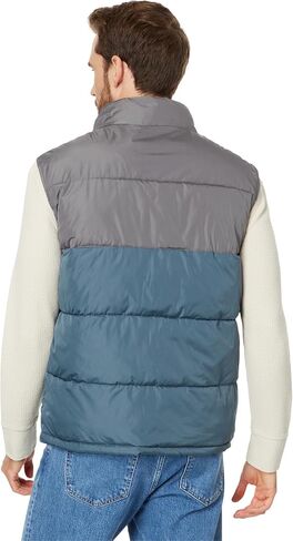 U.S. POLO ASSN. Men's USPA Color-Block Puffer Vest in Saudi Arabia