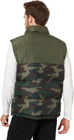U.S. POLO ASSN. Men's USPA Color-Block Puffer Vest in Saudi Arabia