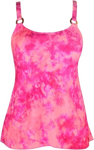 Septangle Womens Ruffle Tankini Tops Tummy Control Bathing Suit Tops Only Modest Swimsuit Top No Bottom in Saudi Arabia