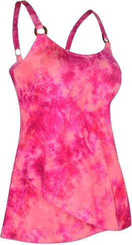 Septangle Womens Ruffle Tankini Tops Tummy Control Bathing Suit Tops Only Modest Swimsuit Top No Bottom in Saudi Arabia