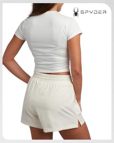 شورتات رياضية Spyder Womens - شورت شورت للنساء مع النساء اللواتي يعانين من بطانة ومرنة للمشي لمسافات طويلة. in Kuwait