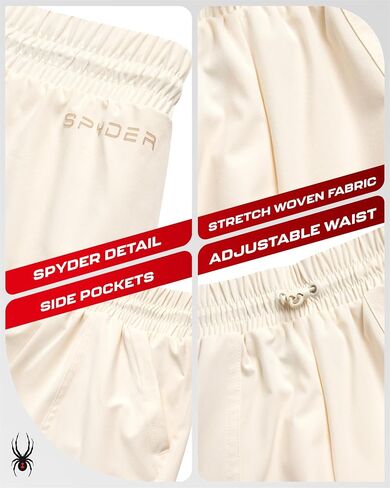 شورتات رياضية Spyder Womens - شورت شورت للنساء مع النساء اللواتي يعانين من بطانة ومرنة للمشي لمسافات طويلة. in Kuwait