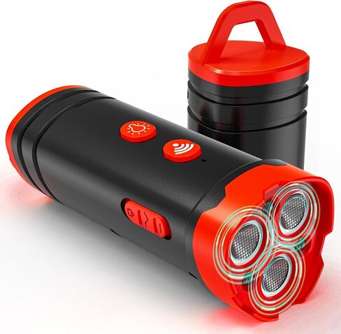 Dog Bark Deterrent Devices, Professional Dog Training Tool, Anti Bark Device for Dogs, w/ 3X Sonic emitters 50ft Range for Dog Training, Alternative to bark Collar,Orange in Saudi Arabia