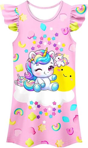Kids Girls Princess Dress Gown Wear Toddlers Cute Dresses 3-8 Years in Saudi Arabia