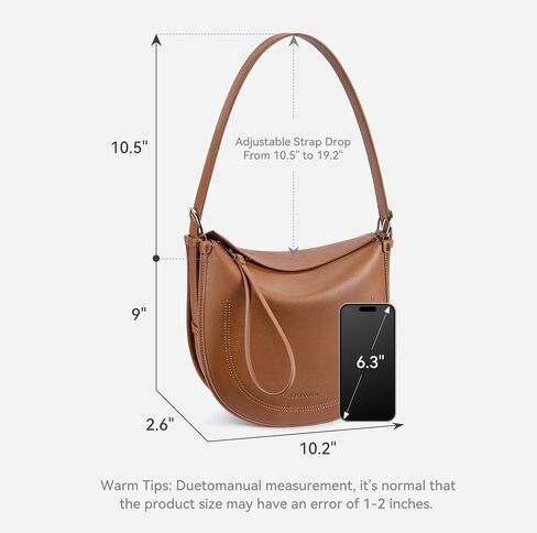 BOSTANTEN Shoulder Bag for Women Trendy Crossbody Purses Vegan Leather Handbag With Adjustable Strap in Saudi Arabia