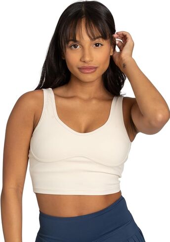 GOLD HINGE Lined Crop Bra Top in Saudi Arabia
