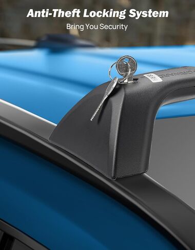 JOYTUTUS Lockable Car Roof Rack Cross Bars, Compatible with Toyota RAV4 2019-2025 with Factory Side Rail (Not Fit Adventure/Hybrid Woodland Edition/TRD Off-Road/22-24 LE), Aluminum Crossbars in Saudi Arabia