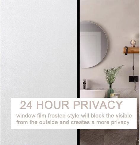 Decorative Window Privacy Film, 3D Stained Glass Window Sticker, Anti-UV Sun Blocker Heat Control, 17.5 Inch x 78.74 Inch in Saudi Arabia