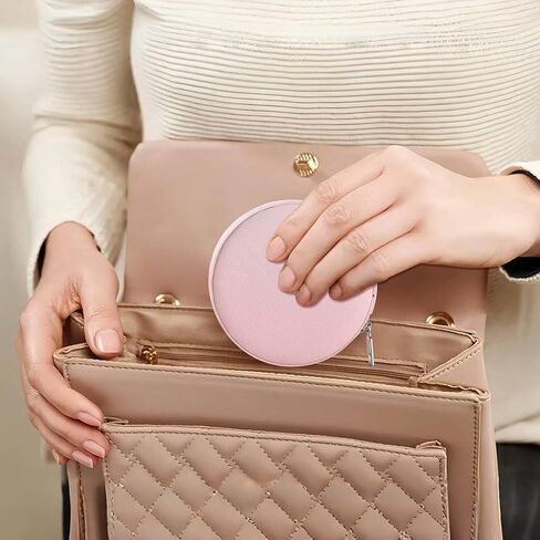 Habgp Small Jewelry Box ، حالة مجوهرات السفر للنساء ، منظم المجوهرات المحمولة Pu Leather Jewelry Storage for Birls Womens Mom ، صندوق مجوهرات للقرط ، قلادة ، حلقات ، أساور in Saudi Arabia