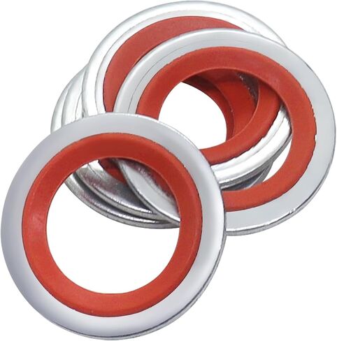 A/C System Compressor Gasket Seals Air Conditioning Compressor Port Seal Washer Kit 60 Pieces Gasket Bonded Seal Assortment in Saudi Arabia