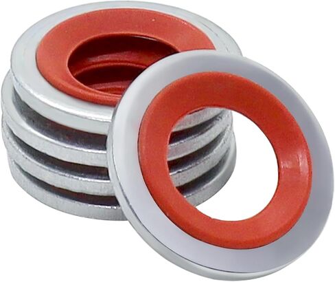 A/C System Compressor Gasket Seals Air Conditioning Compressor Port Seal Washer Kit 60 Pieces Gasket Bonded Seal Assortment in Saudi Arabia