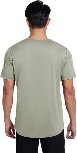 Men's Athletic Short Sleeve T-Shirt - Performance Quick Dry, UPF 50+ Sun Protection Lightweight Gym Workout Shirt in Kuwait